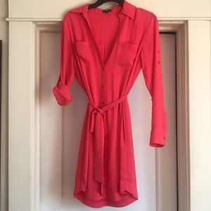 Express Pink Business Casual Dress